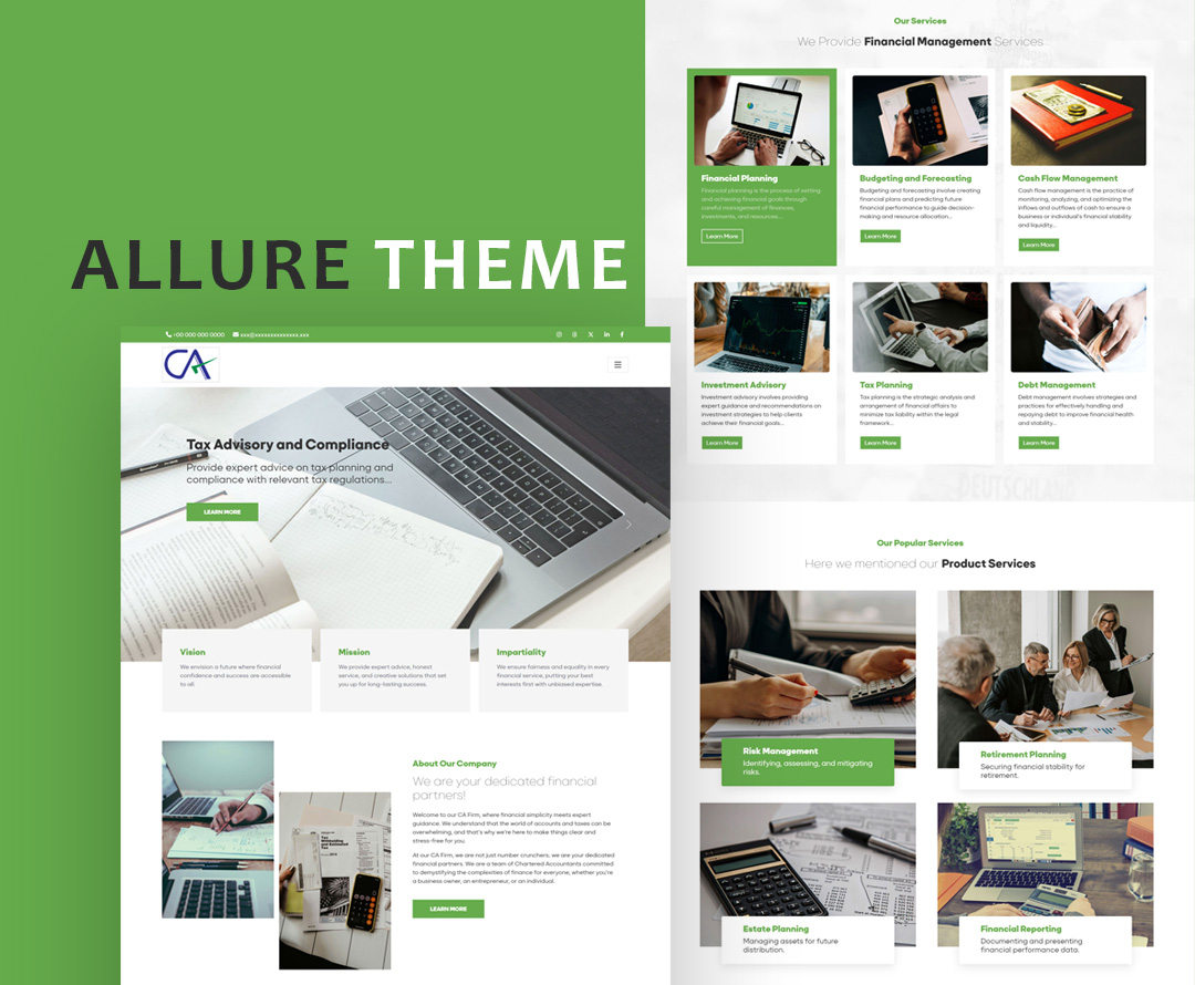 allure theme screenshot