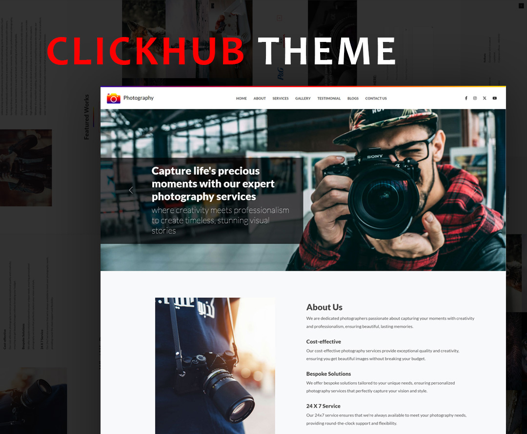 clickHub theme screenshot